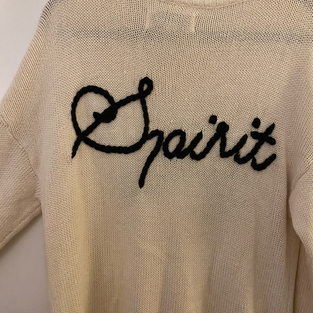 Scripted Sweater Size Large - image 8